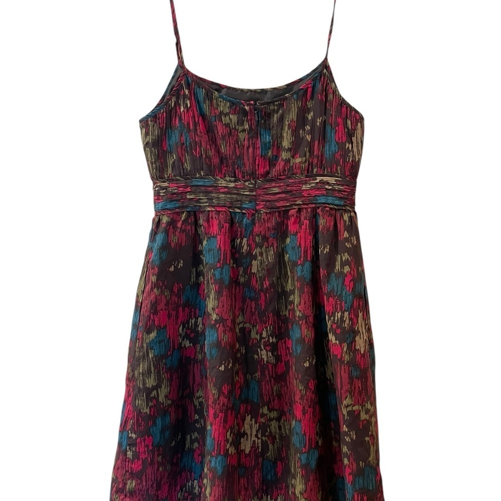 Halogen Women’s Spaghetti Strap Dress Multicolor Pattern Petite Size: 2P - Picture 4 of 8